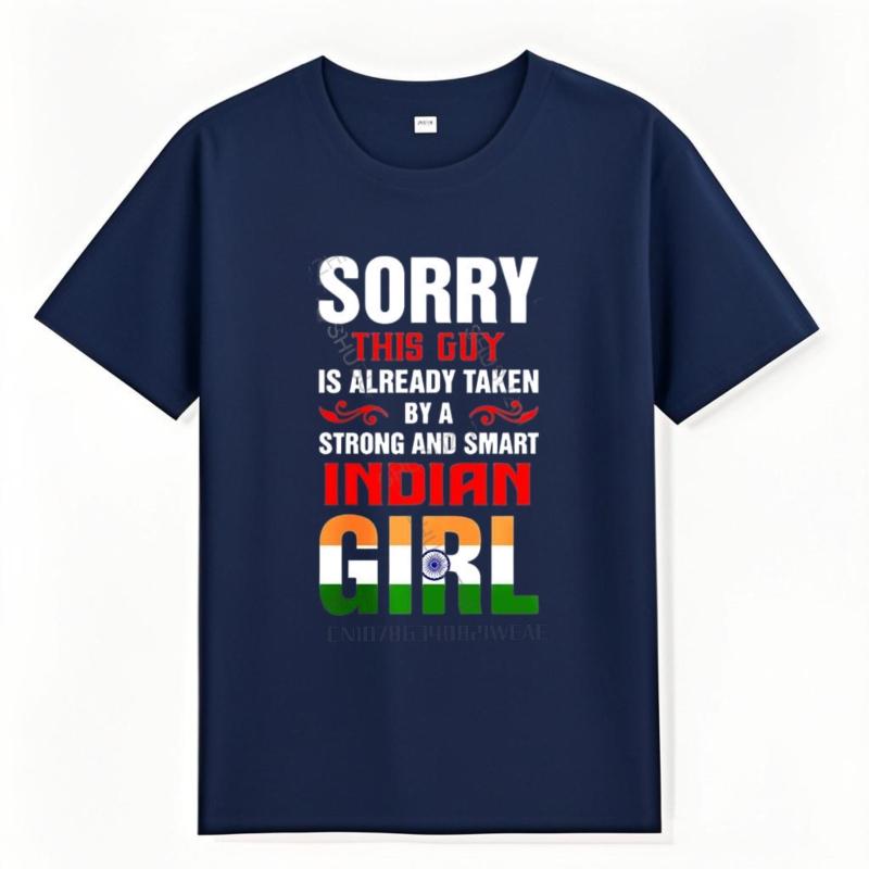 

Мужская футболка с круглым вырезом Классическая футболка Черные топы для мужчин Бренд Индийский флаг Хлопок С принтом букв Футболка Минималистичная футболка 4XL