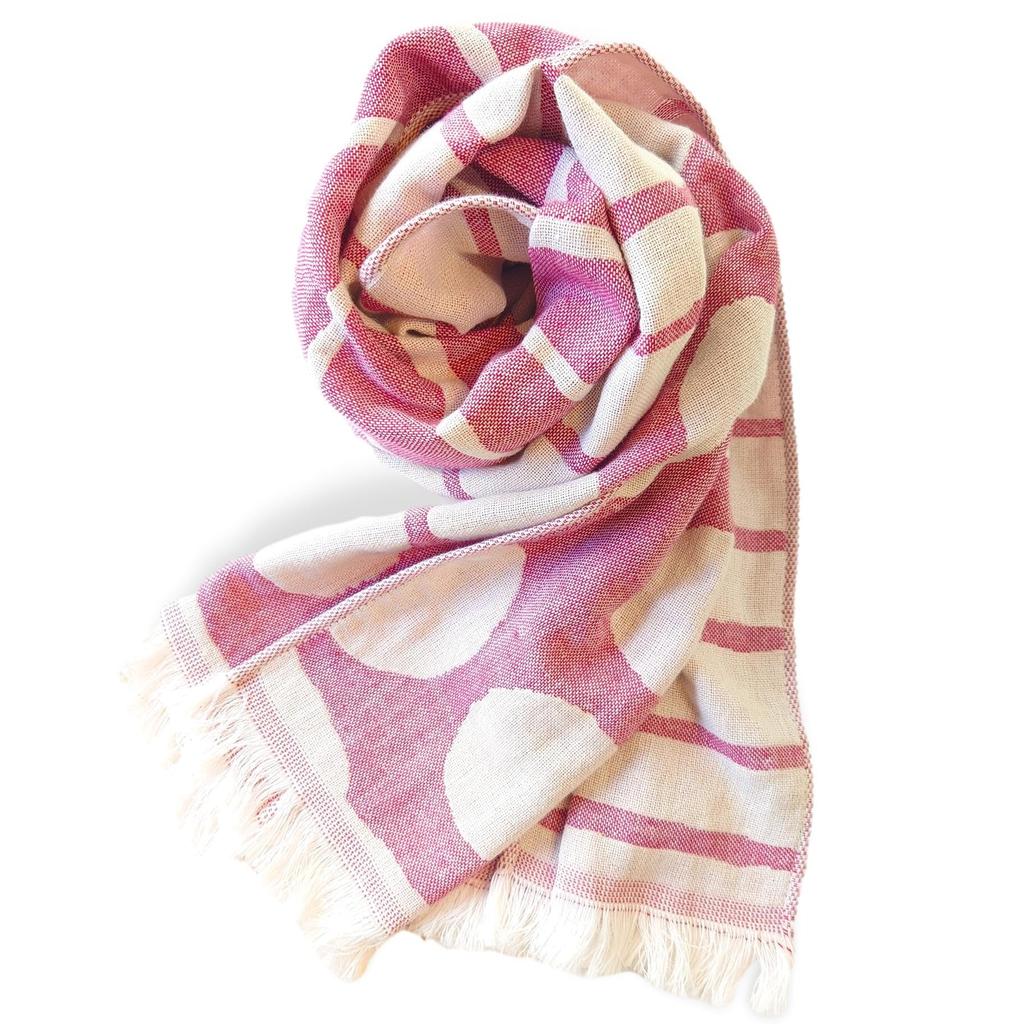Imabari Scarf Made in Cotton Wrapped around the For Women and Sun Vacuum Compressed Pack [ORI365] Towel, 100% Cotton, Japan, Soft, Double-layered
