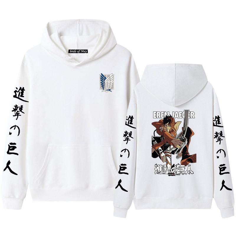 Мужские и женские толстовки с капюшоном и толстовки для пар Advancing Giant Alan Yeager — фото 18