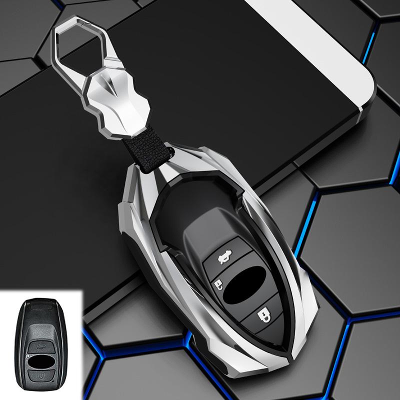 Zinc Alloy Key Holder Keychain Protective For Subaru XV SV Forester BRZ 2019 2020 Accessories Car Key Case Cover