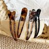 2pcs/set Elegant Leopard Print Duckbill Hairpin For Women Girls Hair Bangs Holder Hair Clip Barrette Hair Accessories