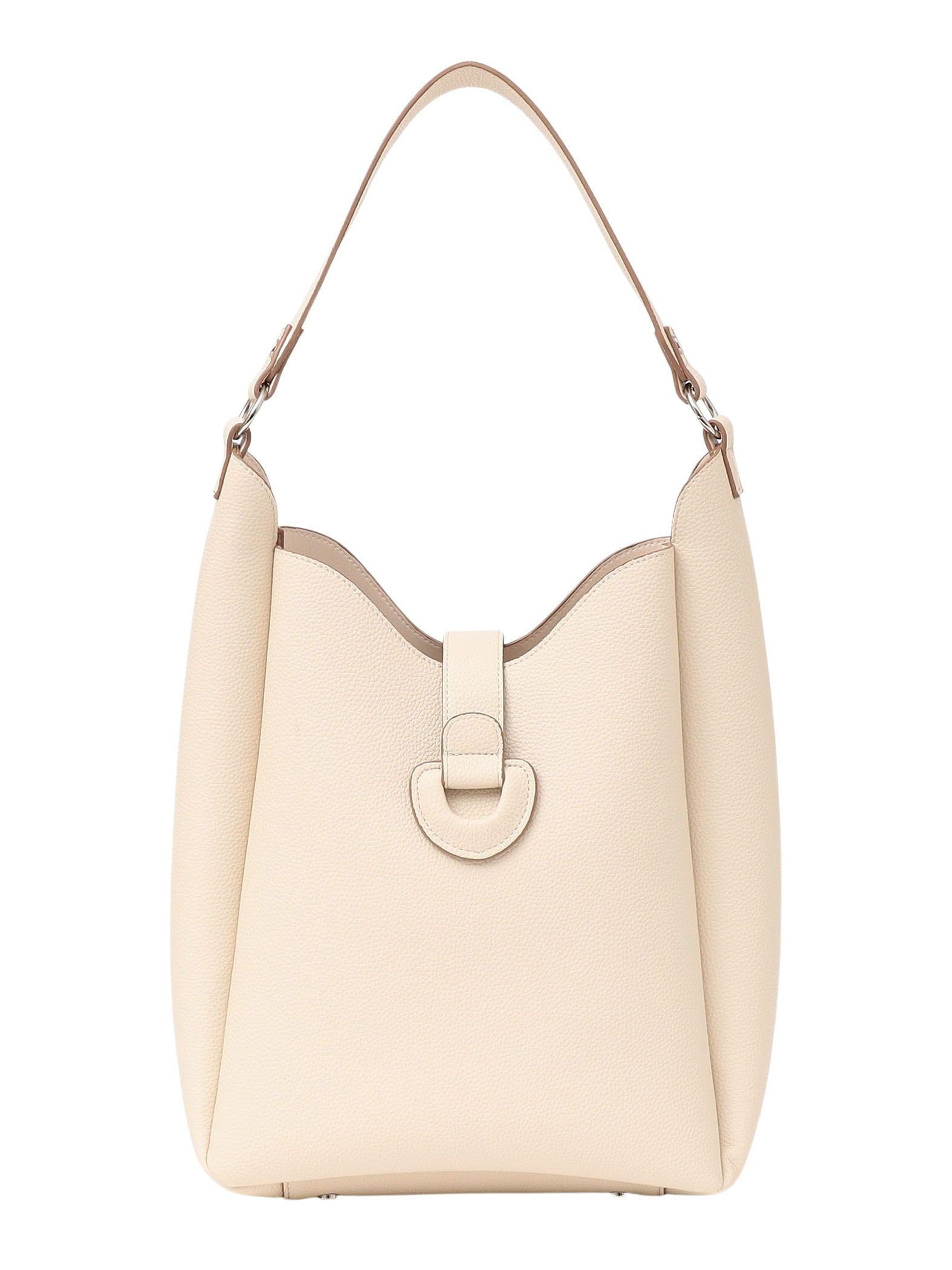 SHIPS for women A4 Belt Motif Tote Bag with Pouch, 310001245, Off-White