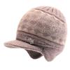 Winter Hat Women's Warm Hat Rabbit Hair Ear Protector Plush Thick Knitted Wool Hat