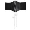 Black Corset Belt Unique Design Vintage Style PU Leather Comfortable Durable Waist Corset Belt