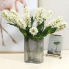 Flores de Jacinto Artificiais 19" Galho de Jacinto Falso Toque Real para Vaso Decoração de Casamento Casa Jardim Escritório