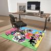 1pc Powerpuff Girls Anime Cartoon Design Office Chair Mat Non-Slip Carpet for Home Decor, Living Room, Bedroom, Game Room, Dormitory, Seasonal Gift, U