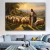 Christian God Jesus The Shepherd Christ Belief Faith The Samaritan Woman Posters Prints Canvas Painting Wall Art Picture Decor