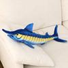 Enormi Peluche di Tonno Rosso Simulato Giocattoli di Peluche Morbidi Marlin Blu Makaira Cuscino in Tessuto Bambola di Pesce Decorazione Creativa
