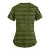 Women's Fashion Casual Christmas Print Pocket T-shirt Top