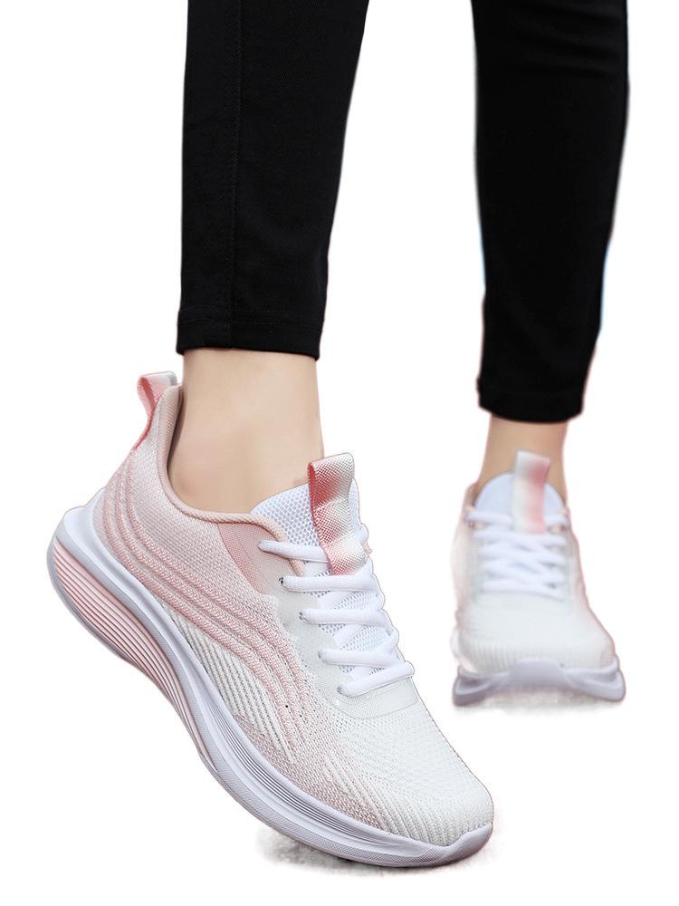 Brand Sports Shoes Women's 2025 New Spring Net Shoes Women's Shoes Spring and Summer Breathable Mesh Ultra-lightweight Soft-soled Running Shoes