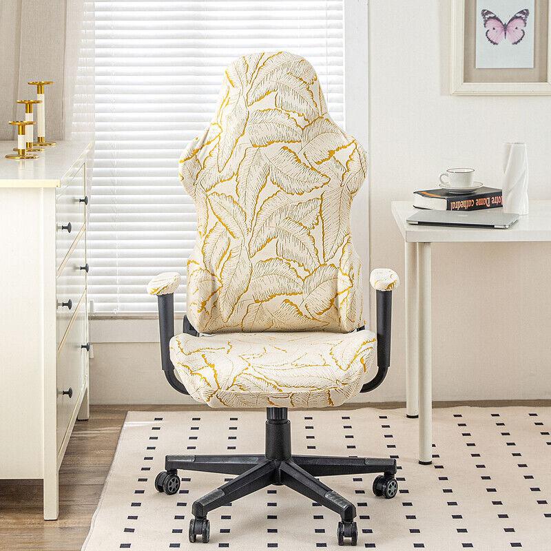 Stretch Thickened Gaming Chair Cover Armchair Slipcovers Dustproof Computer Seat Cover Protector Gaming Chair Case Decor