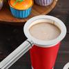 Professional Stainless Steel Brulee Rings Milk Tea Cup Rims Dessert Baking Tools Brulee Ring for Milk Cup Protection