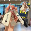 Valve Stems Caps 3 Buttons TPU Car Smart Remote Key Ase Cover Protector Holder Shell For VW Volkswagen Golf 8 MK8 Leon Keychain RB6