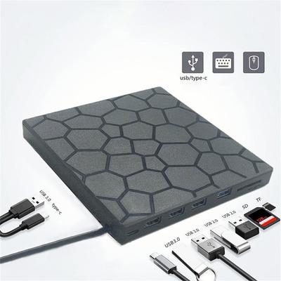 External Cd Dvd Drive Usb 3.0 Writer Burner Reader Player For Windows 7/8/10/11