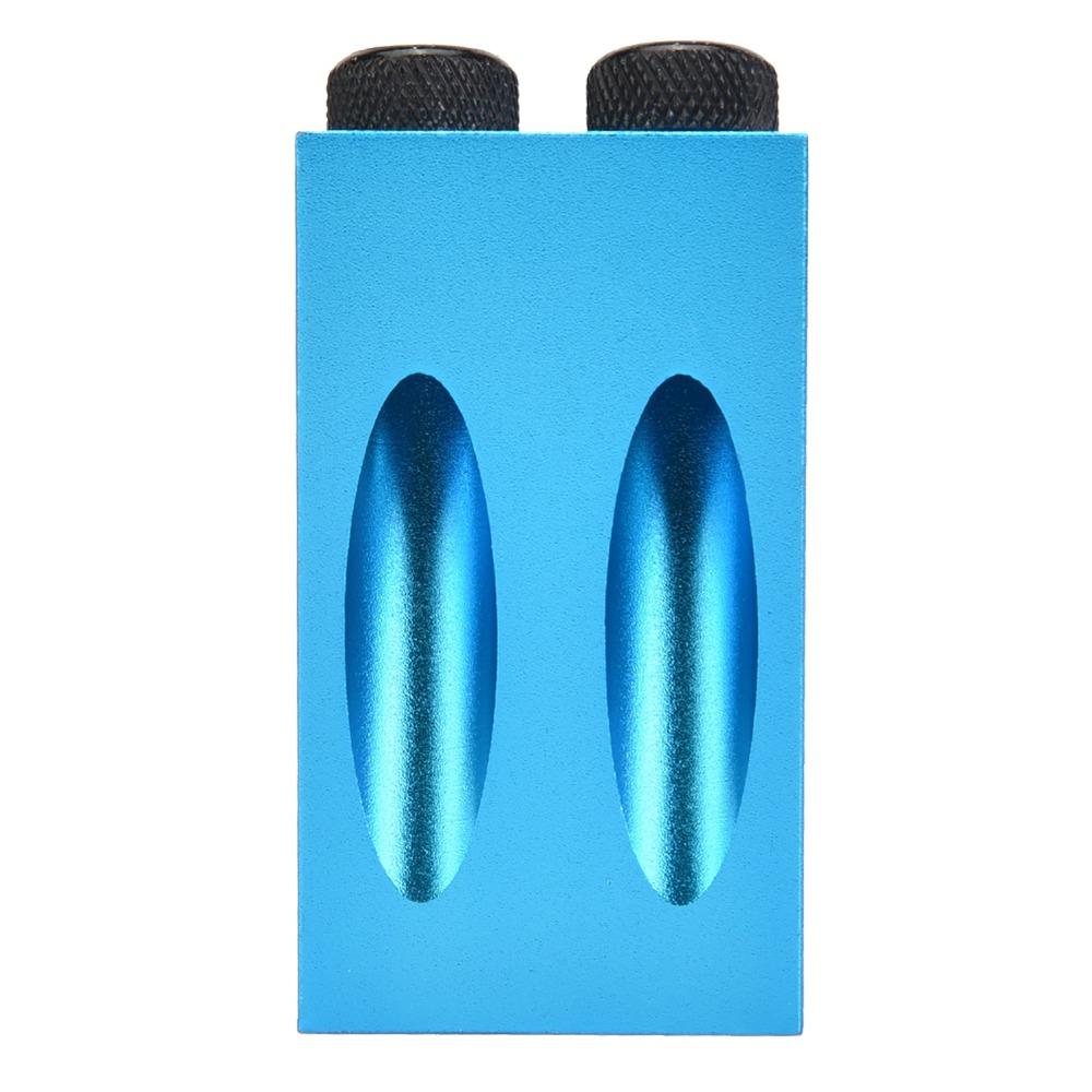 34pcs 15° Drilling Angle Pocket Hole Jig Kit Inclined Hole Fixture Dowel Joinery Kit  For Carpenters