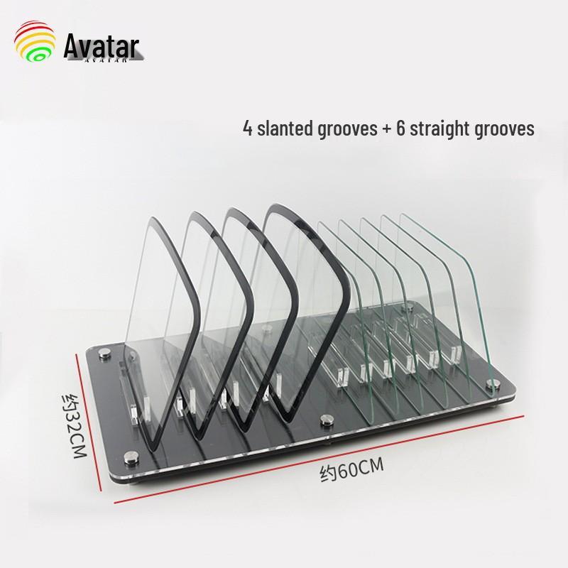 

Sun Film Car Windshield Display Rack - Acrylic Organizer for Sample Storage & Protection.