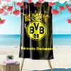 Vibrant Borussia Dortmund Spirit Beach Towel Outdoor Camping Portable for Travel Absorbent Bath Towel Outdoor Pool Towel Seaside Beach Towel Beach