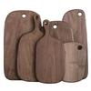 Solid Wood Chopping Boards with Handle, Cutting Board, Black Walnut Fruit Cutting Board, Western Restaurant Bread Board