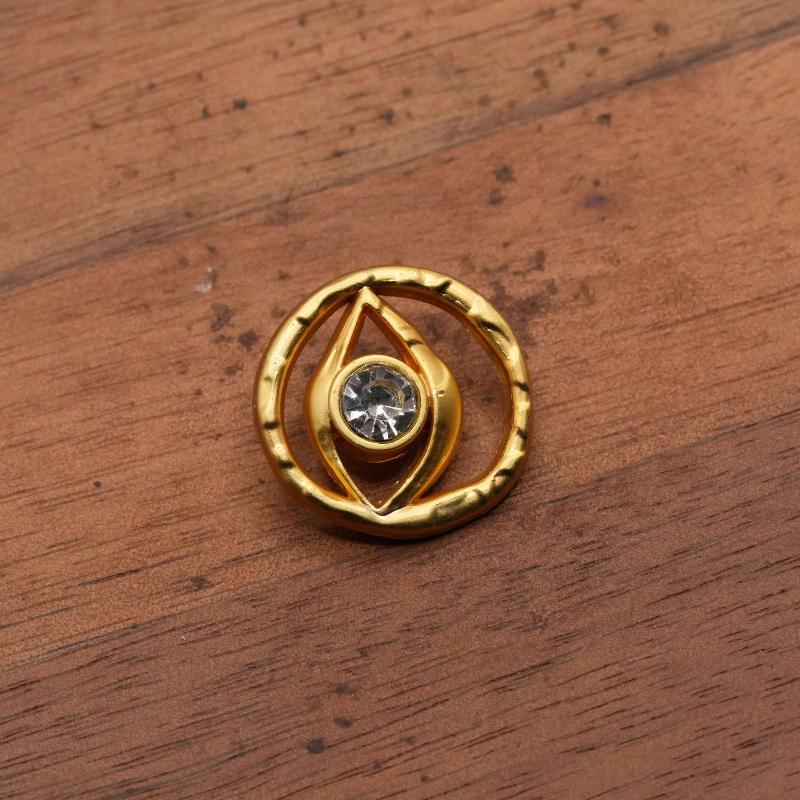 Bottoni Metallici Vintage Occhio Artistico a Forma di Cuore Bottoni Decorativi per Abbigliamento Borse Accessori per Artigianato Fai da Te