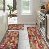 Apple Pattern Kitchen Rug Fruit Design Soft Non-Slip Washable Bedroom Living Room Dining Room Entrance Home Decor Floor Mat 1PC