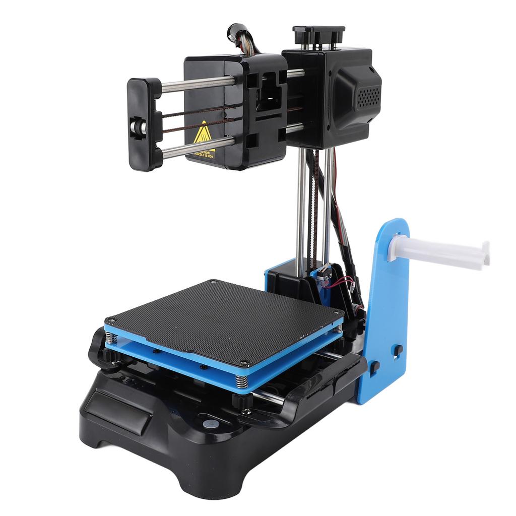 Frequency Division Multiplexing Small 3D Printer Fast Heating Portable Compact 3D Printing Machine for Education Black