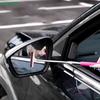 Extendable Car Window Squeegee Adjustable Handle Glass Cleaning Tool