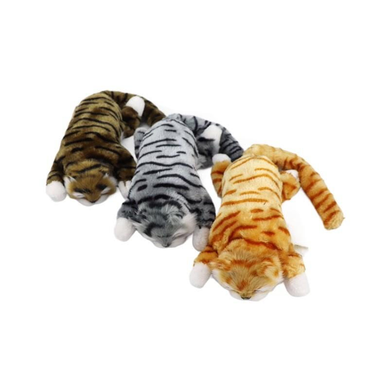 Gatto Peluche Elettrico Rotolante Con Suono Per Gioco e Intrattenimento dei Bambini