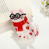 Hair Clip Cartoon Cat Shape Acetic Acid Back Head Hair Claw Anti-slip Teeth Lightweight