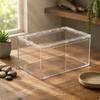 Gecko Terrarium Elegantes Design Reptilienbecken Leicht zu Reinigen Wüsten Terrarium Gehege Groß