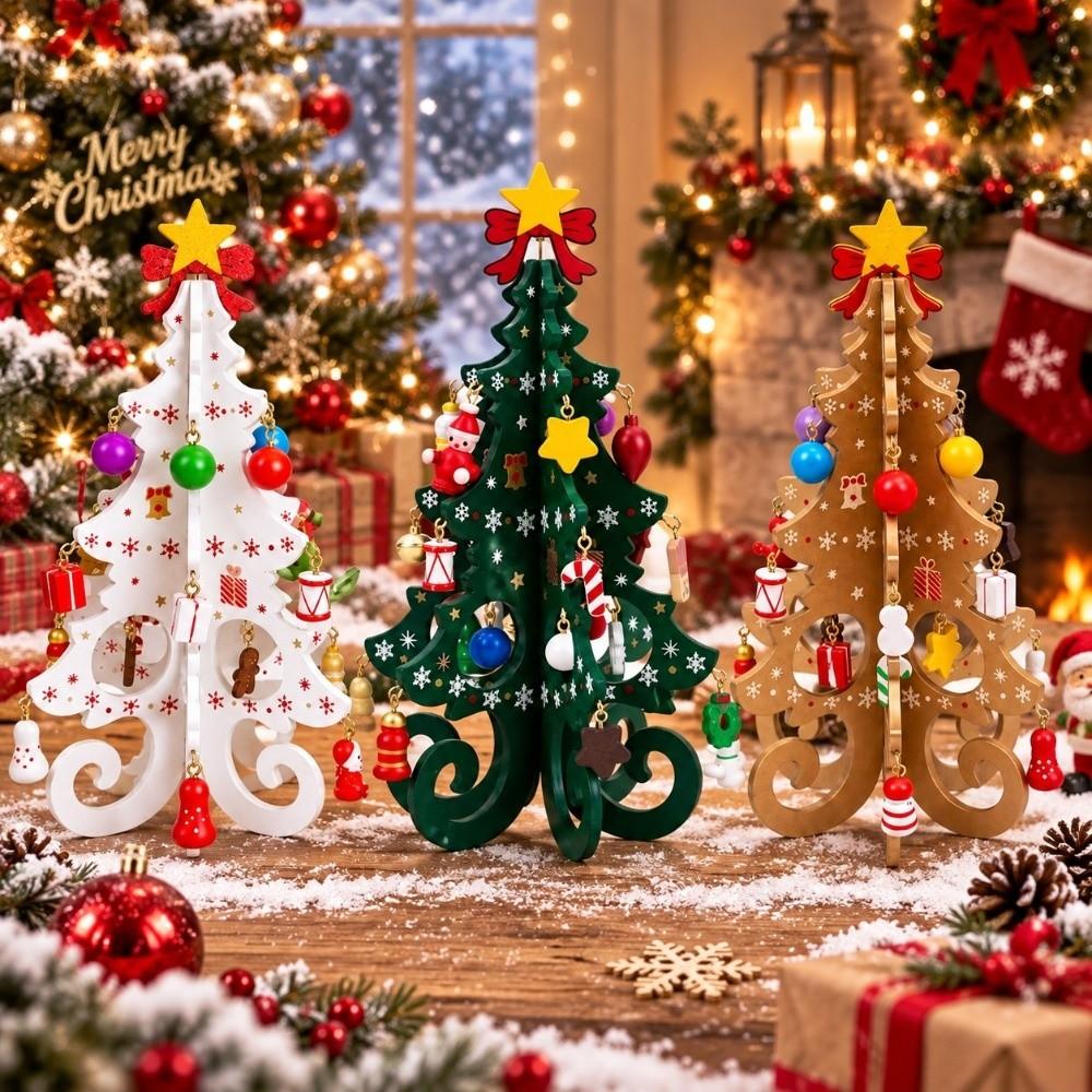 Stereo Design Christmas Tree Decorations Handmade Christmas Ornaments  Party Decoration