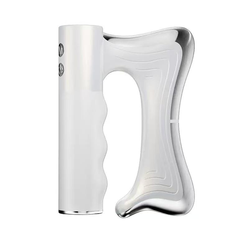 Multi-functional Gua Sha Electric Muscle Massage Gun with EMS Vibration for Fitness and Soreness Relief