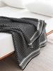 Nordic Blankets for Sofa Knitted Weave Throw Blanket Bed End Cover Office Air Conditioning Room Thickened Office Nap Blankets