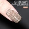 Reflective Disco Diamond Gel Polish 2025: Starlight Silver Nail Set