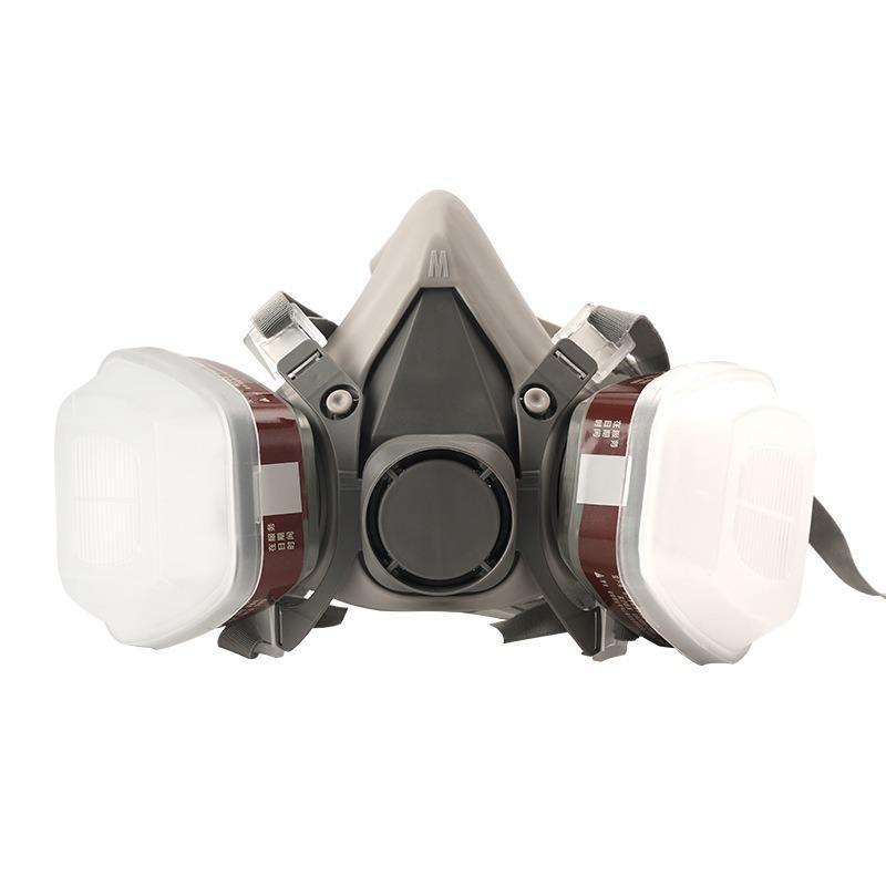 6200 Full-Face Gas Mask for Dustproof Grinding, Spray Painting, and Chemical Protection