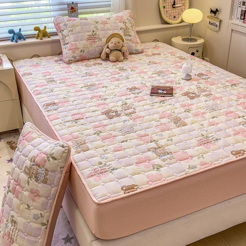 New Products for The Beginning of School Season: Fitted Sheet, Mattress Protector, Student Dormitory, Non-slip, Non-shifting, Machine Washable