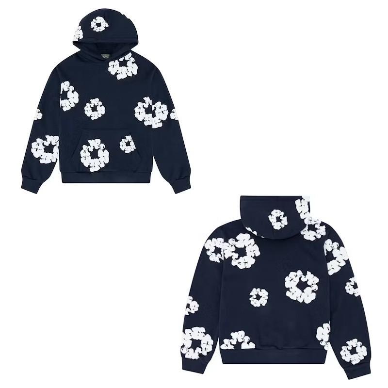 Y2K Streetwear Oversized Mikina s Fóliovým Potiskem Unisex Ležérní Pulovr Mikina