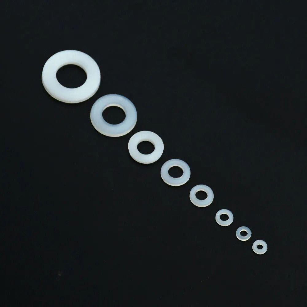 500Pcs Seals O Ring Assortment Kit Plane Spacer Flat Insulation Gasket Ring Durable Nylon Washer