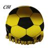 Hairpin for Girl, Football Themed Hair Clip, Large Curved Clip Medium Smooth Surface Long Thick Curly Hair, Strong Elastic Grip Sports Style Fan Gift