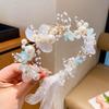 Fairy Pearl & Golden Leaf Floral Headband for Children & Brides