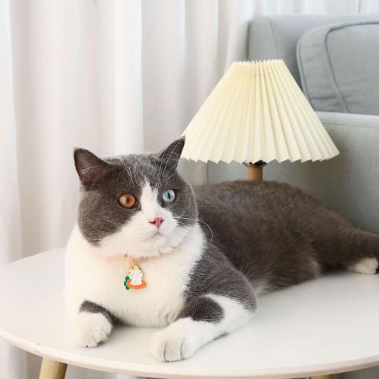 Yousheng Cat Collar Printing Adjustable Skin Friendly Breakaway Pet Cats Dogs Collars with Bell Pet Accessories