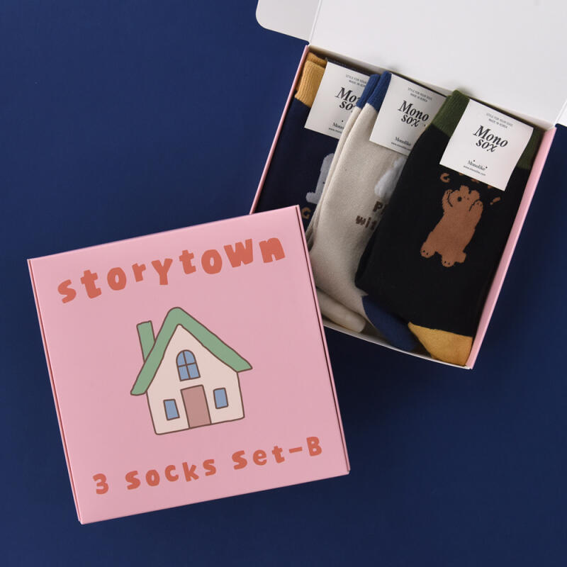 Monosocks 3-piece Gift Set - Storytown B