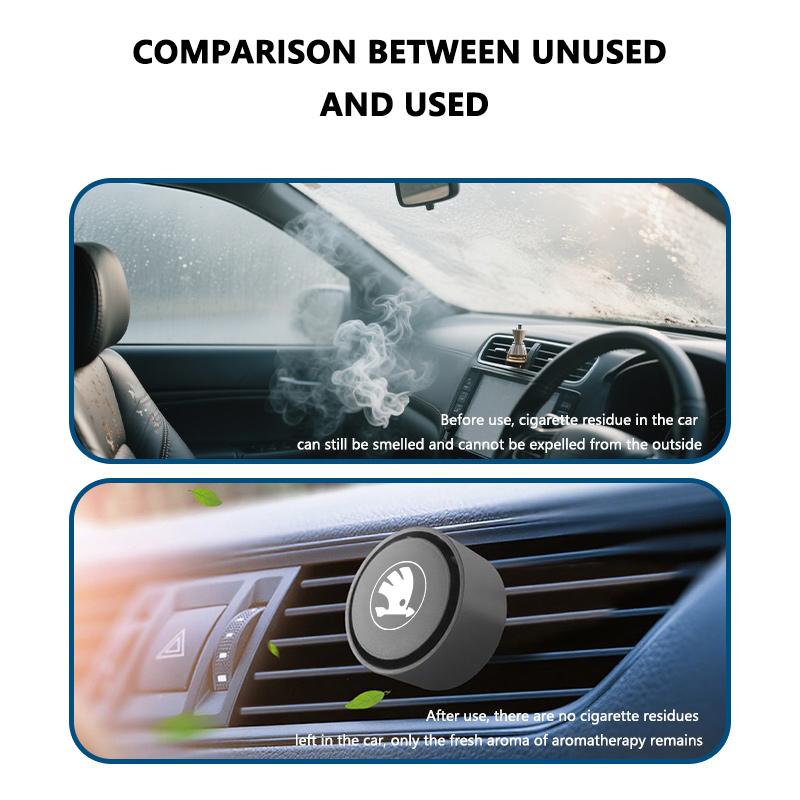 SSOE5 Car Air Freshener Aromatherapy Diffuser Accessories Perfume Decorative For Skoda octavia a5 a4 mk1 2 fabia superb rapid mk3 yeti
