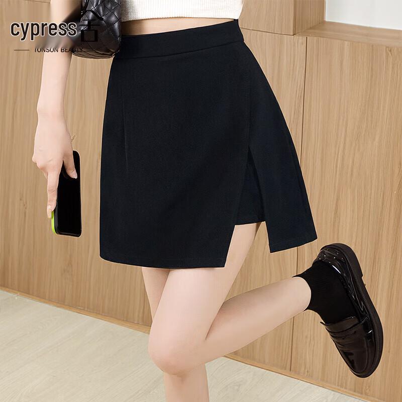 Si Bai She Women s High-Waist A-Line Mini Skirt S