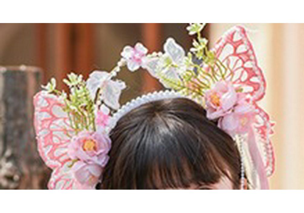 Girls' Summer Princess Flower Fairy Lolita Dress - High-End Formal Birthday Attire