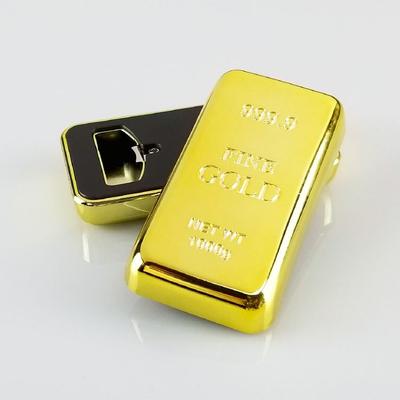 Kreative Goldbarren-Bierflaschenöffner-Kühlschrankaufkleber, kreative Heimbedarf