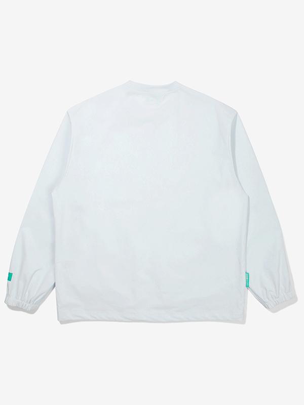 BBC EARTH Ripstop Woven Sweatshirt_Light Blue