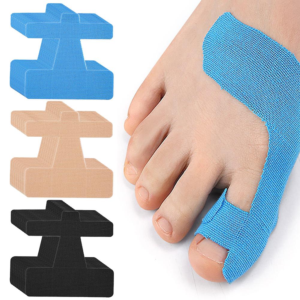 10Pcs Bunion Corrector Orthopedic Bunion Strap Breathable Hallux Valgus Orthosis Corrector Self Adhesive for Big Toe Correction