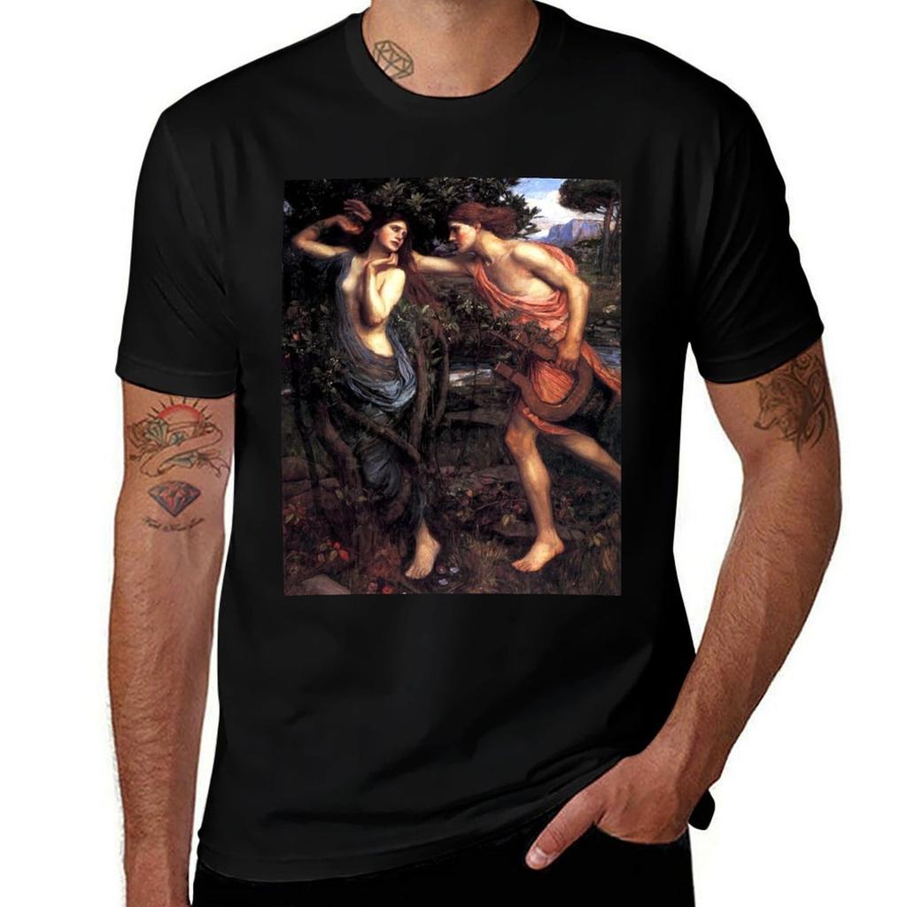 Apollo and Daphne - John William Waterhouse T-Shirt Letter Print T-Shirt