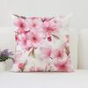 Cushion Cover 50X50 Japanese Cherry Blossom Bed Pillowcases Covers For Bed Pillows Pillow Cases 45X45 Cushions Cover Home Decor