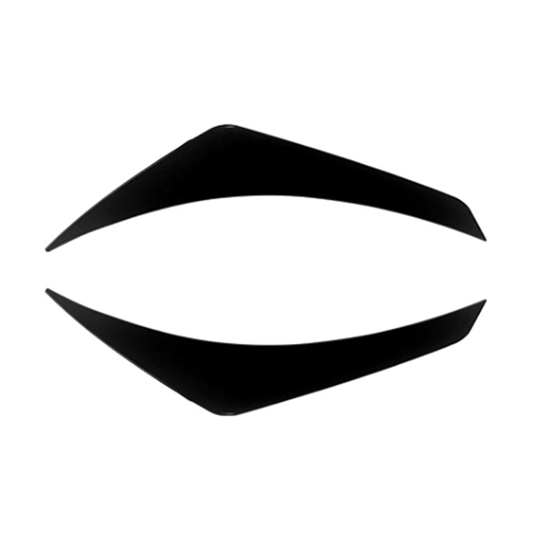 A03Z-Car Front Bumper Side Splitter Spoiler Fog Lamp Side Spoiler Trim For BMW 1 Series F70 2 Series F74 M Sport 2024+ Glossy Bl